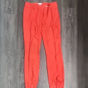 New York & Company Vibrant Red Straight Leg Pants